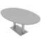 Skutchi Designs 45.25 in W, 71.5 in L, 29 in H, Engineered Wood Top, Grey HAR-BOVL-46X72-DOU-XD01 - alternate 1